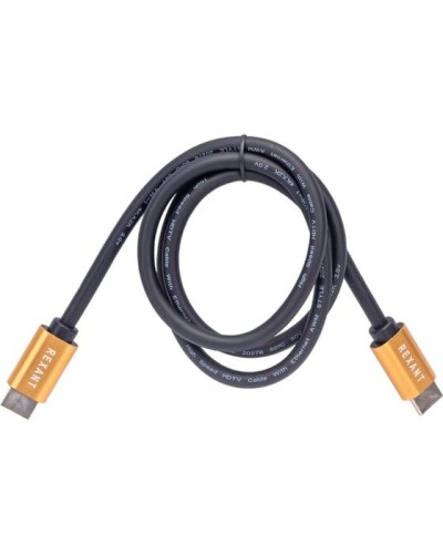 Кабель HDMI - HDMI 2.0, 1м, Gold REXANT 17-6102 в Муроме Системы видеонаблюдения Pintop.ru