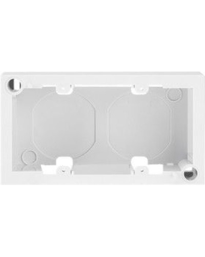 Короб накладной для лицевых панелей 80х150 под 4 модуля 45х22,5 Mosaic 03-0127 в Муроме Распределительные коробки Pintop.ru