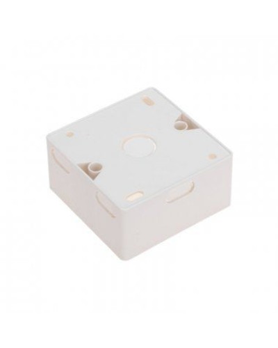 Короб накладной для лицевых панелей 80х80 под 2 модуля 45х22,5 Mosaic 03-0126 в Муроме Распределительные коробки Pintop.ru