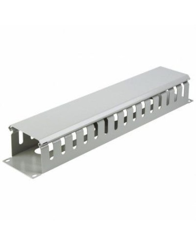 Органайзер кабельный горизонтальный с крышкой, 19, 2U, глубиной 72 мм, металл, RAL 7035 REXANT 04-2645 в Муроме Кабельные органайзеры Pintop.ru