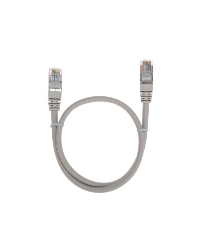 Патч-корд F/UTP, CAT 5e, RJ45-RJ45, 26AWG, LSZH, серый, 0,5м REXANT 02-0110-05 в Муроме Патчкорды (медные) Pintop.ru