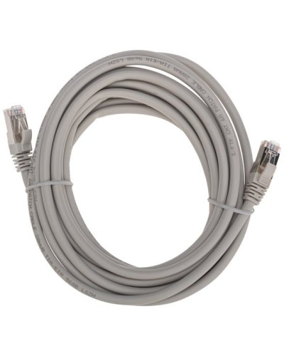 Патч-корд S/FTP, CAT 6A (10G), RJ45-RJ45, 28AWG, LSZH, серый, 5м REXANT 02-0390-5 в Муроме Патчкорды (медные) Pintop.ru