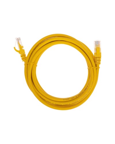 Патч-корд U/UTP, CAT 6, RJ45-RJ45, 26AWG, LSZH, желтый, 3м REXANT 02-0295-3 в Муроме Патчкорды (медные) Pintop.ru
