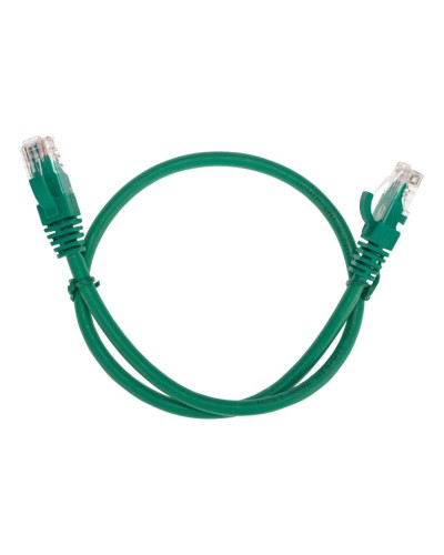 Патч-корд U/UTP, CAT 6, RJ45-RJ45, 26AWG, LSZH, зеленый, 0,5м REXANT 02-0296-05 в Муроме Патчкорды (медные) Pintop.ru