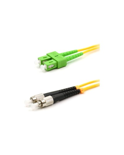 Патч-корд оптический переходной (SM), 9/125 (OS2), SC/APC-FC/UPC, (Duplex), PVC, 5м REXANT 50-2857-1 в Муроме Патч-корды оптические Pintop.ru