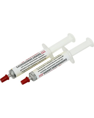 Смазка силиконовая 221, до +350 C, 2 мл, шприц REXANT (09-3955) в Муроме Монтажные материалы Pintop.ru