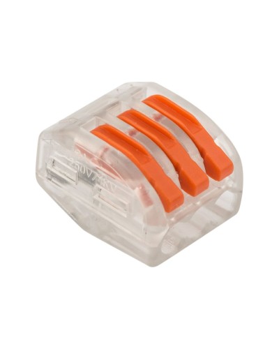 Универсальная многоразовая 3-проводная клемма (50шт/уп) REXANT (07-5253-1) в Муроме Клеммные колодки Pintop.ru