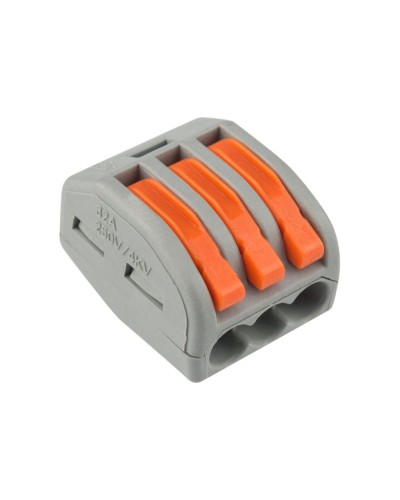 Универсальная многоразовая 3-проводная клемма (50шт/уп) REXANT (07-5253-4) в Муроме Клеммные колодки Pintop.ru