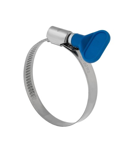 Хомут червячный 32-50/9-0,7мм, с ключом, нержавеющая сталь W2, (50 шт/уп) REXANT 07-0732-1 в Муроме Стяжки-хомуты Pintop.ru