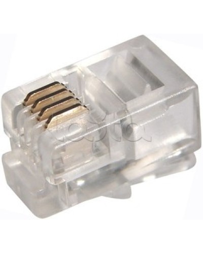 Джек телефонный 4P4C (100шт/уп) REXANT 05-1001 в Муроме Коннекторы Pintop.ru