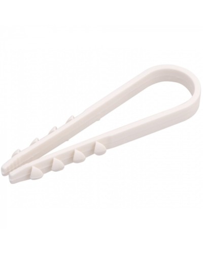 Дюбель-хомут 5-10, белый (100шт/уп) REXANT 07-4501 в Муроме Стяжки-хомуты Pintop.ru