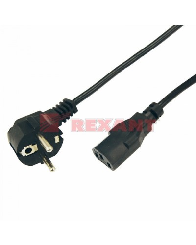 Шнур сетевой Евро 0.75мм² 1.8М (PVC) (с заземлением) (10шт/уп) REXANT 11-1131 в Муроме Патч-корды и пигтейлы Pintop.ru