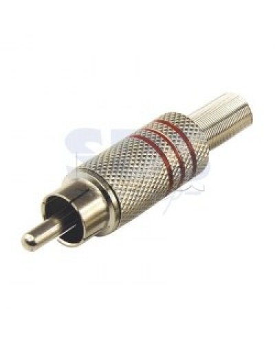Разъем штекер RCA Металл под винт Черные/Красные (100шт/уп) REXANT 14-0410 в Муроме Коннекторы Pintop.ru