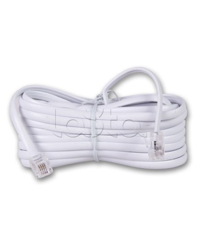 Удлинитель телефонный 5 м белый (10шт/уп) REXANT 18-3051 в Муроме Патч-корды и пигтейлы Pintop.ru