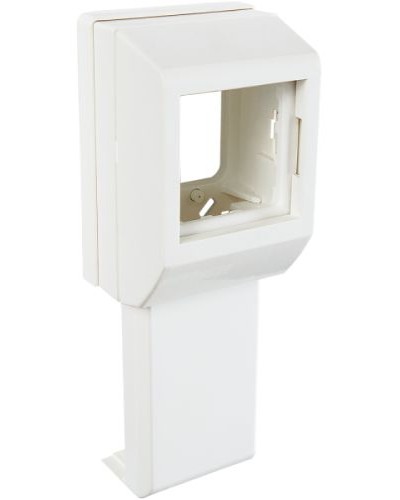 Суппорт с рамкой на 1 пост (45х45) вдоль профиля универсальный SPL 020007S в Муроме Аксессуары для кабель-канала Pintop.ru