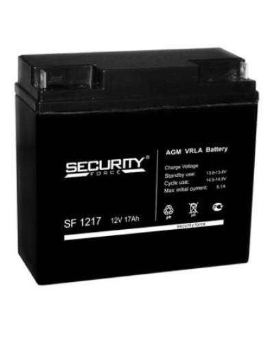Аккумулятор свинцово-кислотный Security Force SF 1217 в Муроме Электротехническое оборудование Pintop.ru