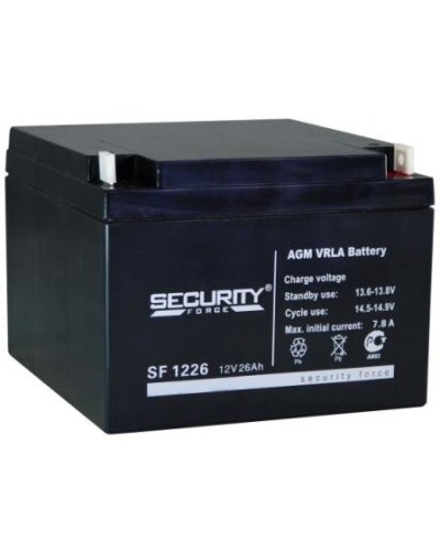 Аккумулятор свинцово-кислотный Security Force SF 1226 в Муроме Электротехническое оборудование Pintop.ru