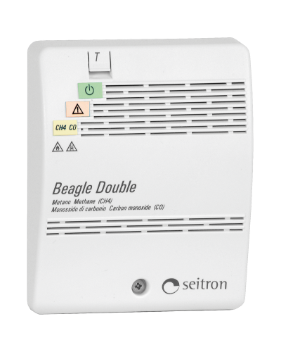 Комбинированный сигнализатор на природный и угарный газ (CH4 и CO) Seitron RGDCM0MP1 Beagle Double в Муроме Технологические извещатели Pintop.ru
