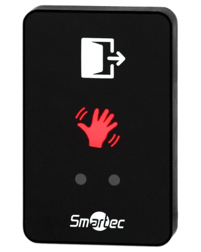 Кнопка ИК-бесконтактная накладная ИД индикатор Smartec ST-EX310L-BK в Муроме Кнопки выхода Pintop.ru