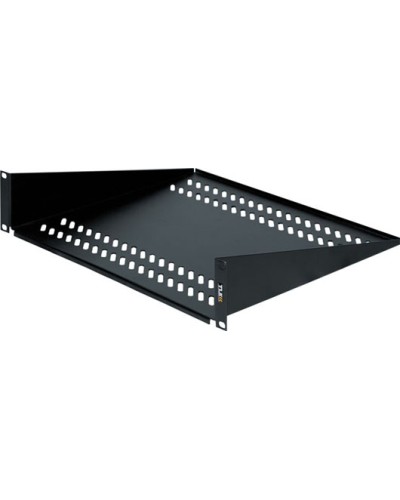 Полка фронтальная 2U (400 мм) TLK TLK-SHFR-400-BK в Муроме Полки для шкафов и стоек Pintop.ru