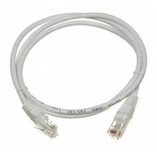Патч-корд RJ45 - RJ45, 4 пары, UTP, категория 6, 1.5 м, серый TWT TWT-45-45-1.5/6-GY