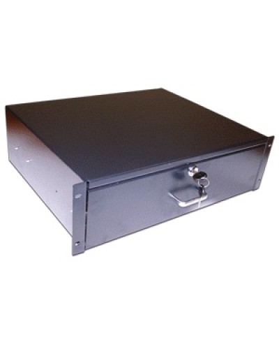 Ящик выдвижной 19, с замком, 4U, черный TWT TWT-CB-DRW-4U в Муроме Аксессуары для стоек и шкафов Pintop.ru