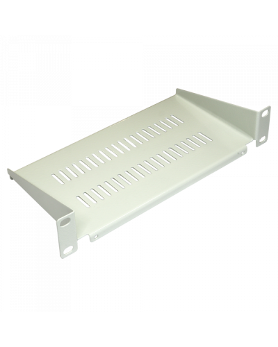 Полка фронтальная для шкафа 10, 1U, глубиной 120 мм, серая TWT (TWT-CBW10-SF120-1U-GY) в Муроме Полки для шкафов и стоек Pintop.ru