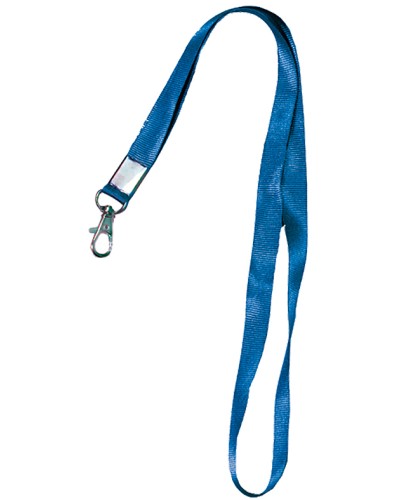 Лента шёлковая с металлическим карабином-защёлкой Tantos TS-STR (blue) в Муроме Дополнительное оборудование для СКУД Pintop.ru