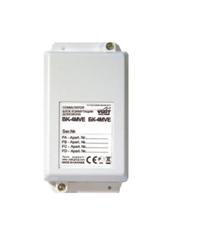 Блок коммутации домофонов Vizit БК-4MVE в Муроме Блоки управления многоабонентные Pintop.ru