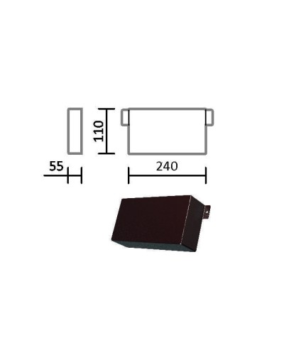 Монтажный кожух Vizit МК-400CB в Муроме Аксессуары для многоабонентных систем Pintop.ru
