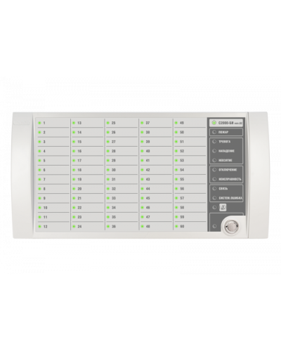 Блок индикации Болид С2000-БИ исп.02(2хRS485) в Муроме Охранно-пожарное оборудование Pintop.ru