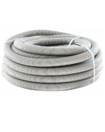 Труба гофр. ПНД HF 50 мм с зондом лёгкая серый (15 м) ОКЛ Экопласт 20150HF в Муроме Труба гофрированная Pintop.ru