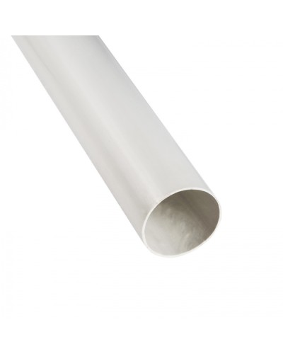 Труба ПНД гладкая тяжелая, цвет серый, диам 50мм (3м) Экопласт (23050-GR) в Муроме Гладкая труба Pintop.ru