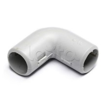 Угол 90° (из двух частей) для труб D32 мм, без галогена Экопласт 41232HF