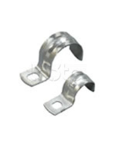 Скоба оцинкованная с одним отверстием для трубы D16мм, м.о. 6,5-5,0мм (1уп=100шт) Экопласт (43716P) в Муроме Держатели, клипсы, скобы Pintop.ru