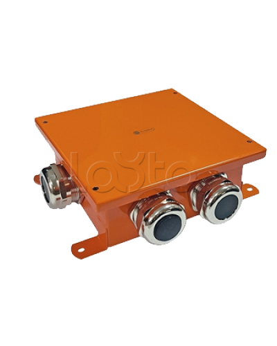 SMB120 Коробка металлическая, огн. E-110,о/п 120х120х60, 4 метал. гермоввода, IP66, 8P, (1,5-10 мм2), цвет оранж. Экопласт (56344) в Муроме Распределительные коробки Pintop.ru
