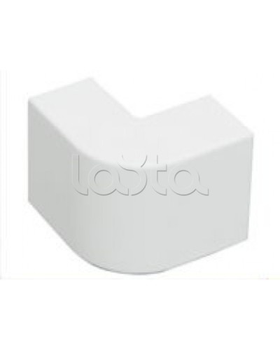 Угол внешний плавный стандарт TIA 40x25 мм Экопласт 72208R в Муроме Аксессуары для кабель-канала Pintop.ru