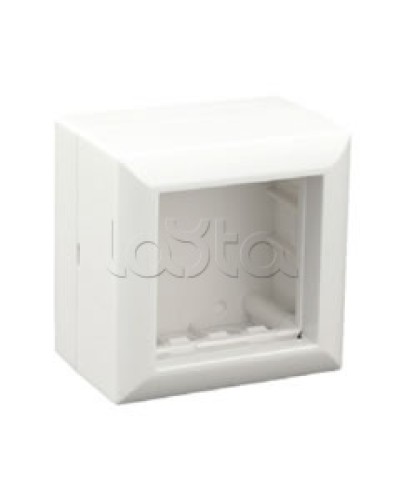 Коробка для открытой проводки на 1 пост 45х45 мм Экопласт 72914 в Муроме Распределительные коробки Pintop.ru