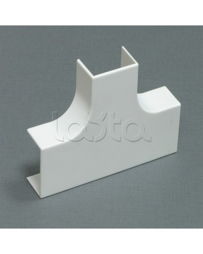 Тройник плавный стандарт TIA 60х40 мм Экопласт 76415R в Муроме Аксессуары для кабель-канала Pintop.ru