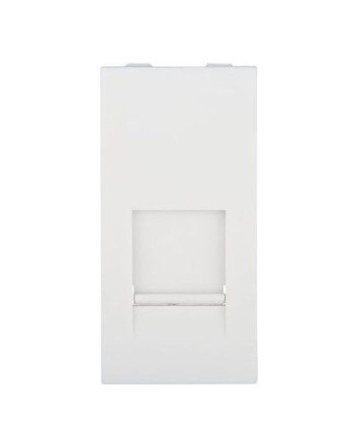 Накладка для розетки телефонной, компьютерной RJ, 45х22,5 мм (белый) LK45 Экопласт (853104) в Муроме Аксессуары для кабель-канала Pintop.ru