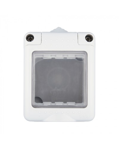 Коробка для о/п, герметичная с прозрачной, силиконовой панелью, 45х45мм IP55 (серый) LK45 (855003) в Муроме Распределительные коробки Pintop.ru