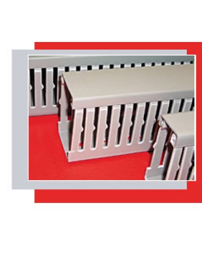 Короб перфорированный 25х30 мм (серый) Экопласт СР-Е164 в Муроме Кабель-канал Pintop.ru