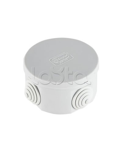 Экопласт JBR065 Коробка распред. о/п, D=65х35мм 4 вых., IP44 чёрный в Муроме Распределительные коробки Pintop.ru