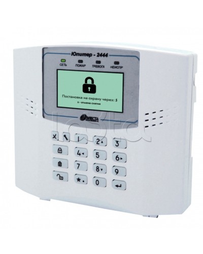 Устройство оконечное объектовое Элеста Юпитер-2444 (УОО Юпитер-4 IP/GPRS, ЖК-экран) в Муроме Приемно-контрольные приборы Pintop.ru