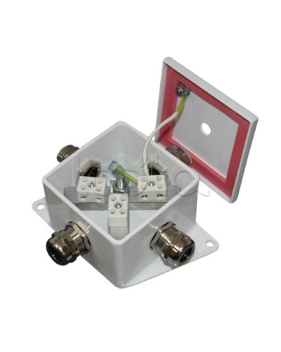 Коробка монтажная огнестойкая Гефест КМ-О (4к)-IP66, два ввода 80х80х68 в Муроме Распределительные коробки Pintop.ru