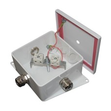 Коробка монтажная огнестойкая Гефест КМ-О (4к*6,0)-IP66-120х120, пять вводов