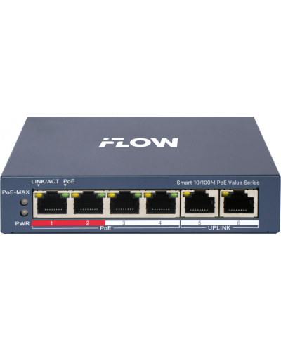 Коммутатор с PoE iFlow F-SW-EM206POE-VM/L в Муроме Коммутаторы Pintop.ru