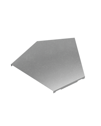 Крышка горизонтального угла 45 гр. 200 мм ПЛЮС HD КМ-Профиль (KGLplus45-200 HD) в Муроме Аксессуары для лотков Pintop.ru