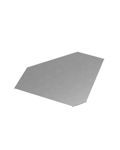 Крышка горизонтального угла 90 гр. 600 мм ПЛЮС КМ-Профиль (KGLplus90-600) в Муроме Аксессуары для лотков Pintop.ru