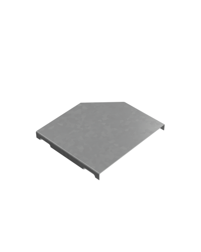 Крышка переходника левого 100-150 мм ПЛЮС КМ-Профиль (KPDplus100-150-L) в Муроме Аксессуары для лотков Pintop.ru